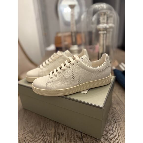 NEW TOM FORD 2025 WARWICK GRAINED LEATHER SNEARKER - Picture 7 of 10